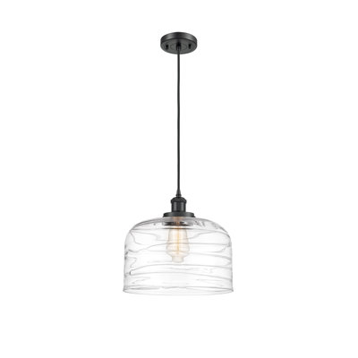 Luminaire suspendu en forme de dôme à 1 lumière Greydon