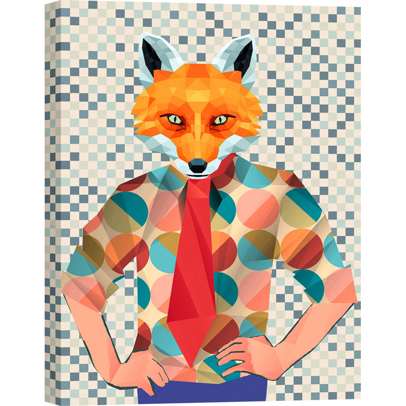 Fashion Animal by Matt Spencer - Wrapped Canvas Print, 100cm H x 70cm W x 4cm D