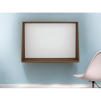 Bureau flottant mural 41 "brun