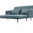 Leandro 61"W Fabric Convertible Loveseat Sleeper With Pillows-837900249