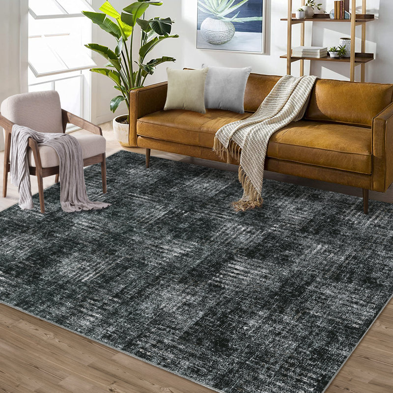 Edgardo Machine Washable Rug for Living Room Bedroom Non-Slip Area Rugs Foldable Rugs for Playroom Office Kitchen Dinning Room Entryway