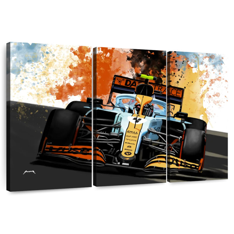 Mehar Lando Norris, 48" H x 74" W