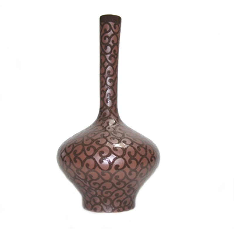 Ceramic Vase Chocolate Brown