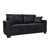 Black Faux Leather