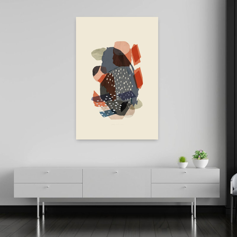 Art contemporain contemporain abstrait, H 60 po x l 40 po