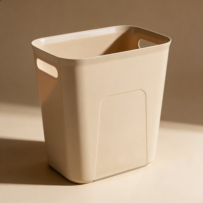 Compact Rectangular Trash Can For Small Spaces, 3.5 Gallon Wastebasket For Bathroom, Kitchen, Office, And Laundry Room