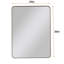 Miroir mural 24 po x 36 po, miroir rectangulaire noir, cadre en métal, miroir de salle de bain