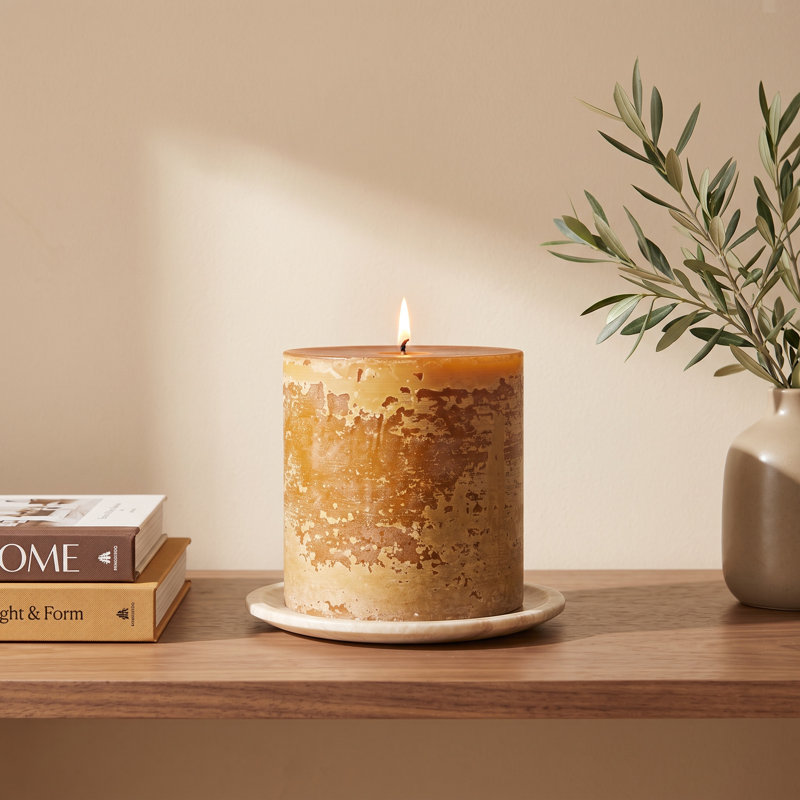 Super Pillar Outdoor Candle, Chamois