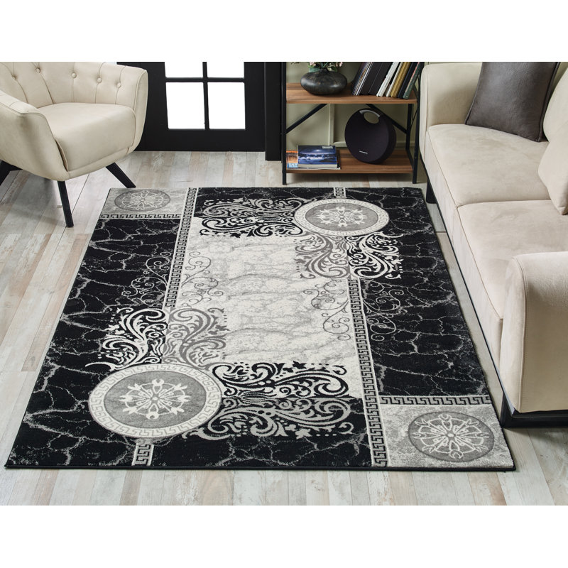 Massira Floral Area Rug, Rectangle 160 x 230cm