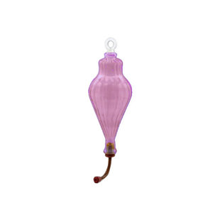 Hummingbird Feeder - Organic Luster Ribbed - Purple