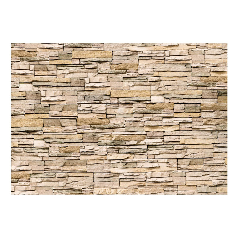 Murale décorative en pierre, L 110 po x l 157 po
