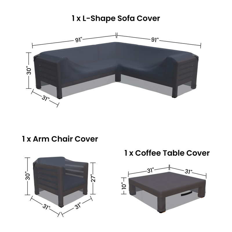 Ensemble de conversation modulaire d'extérieur Maher