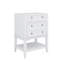 Base de meuble-lavabo 24 po avec lavabo et tiroir ouvert