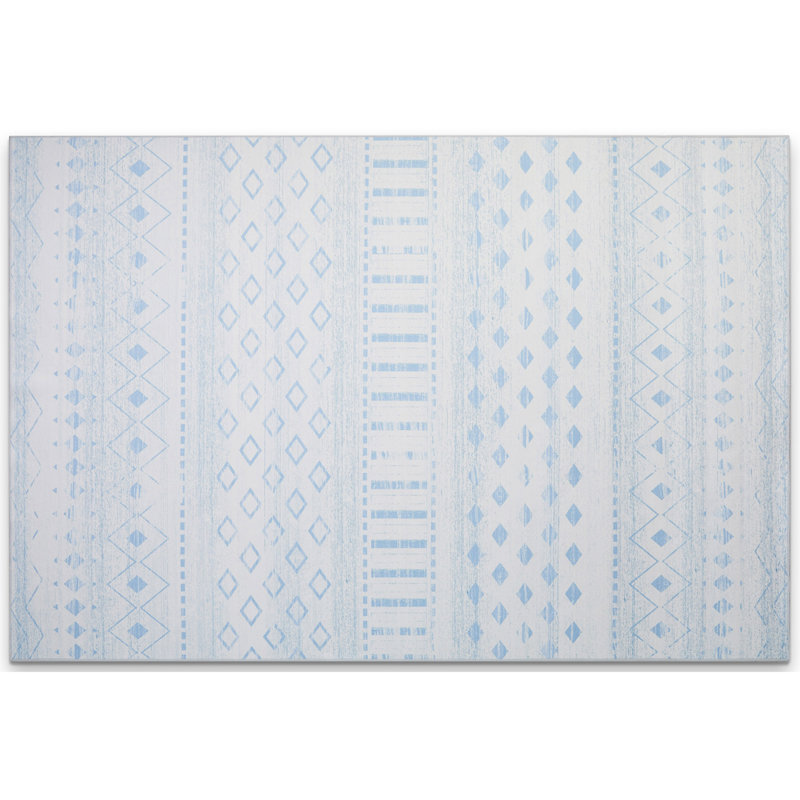 Moroccan Washable Rug, Rectangle 6' x 9'