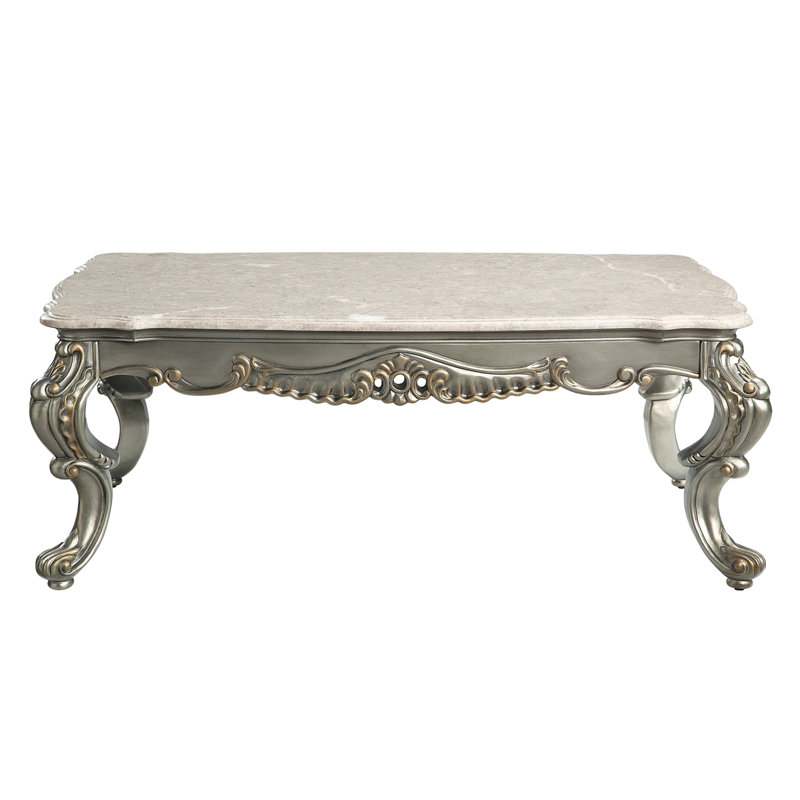 Table basse avec plateau en marbre Miliani