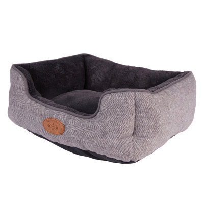 Banbury & Co Herringbone Tweed Pet Bed