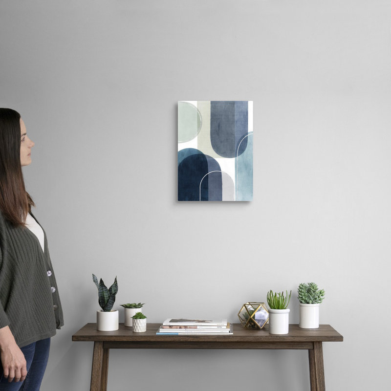 " Framed Move I ", Wrapped Canvas, 16" H x 12" W x 1.25" D