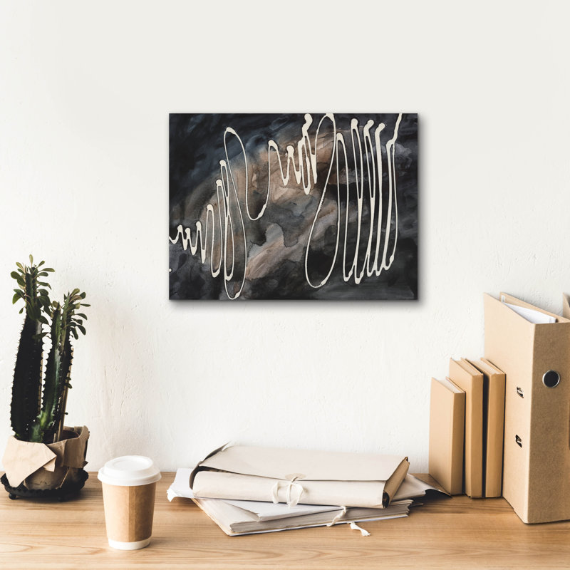 «Midnight Swirl IV» par Regina Moore, H 12 po x l 16 po x P 0,75 po