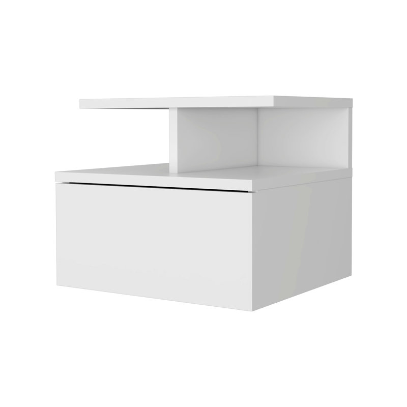 Table de chevet Falhin, Blanc