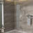 Ceiling Mount Shower System In Brushed Nickel - 12" Square Waterfall Tub Spout 3 Function, Rainfall & Handheld Valve Easy Installation And Cleanliness Featurette Disinfection-124583848