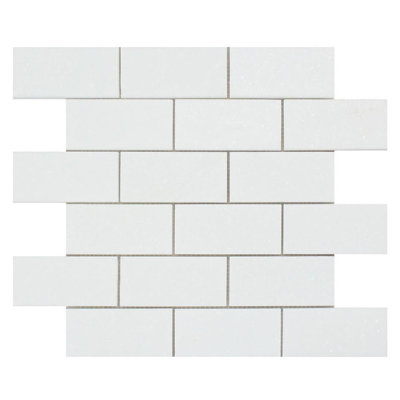 Carreau de mosaïque en marbre et brique