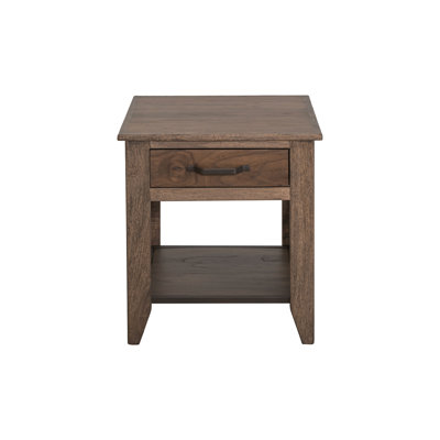 1 tiroir, 1 tablette, table de bout