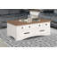 Table basse à plateau relevable avec 2 tables de bout Stapleton