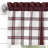 Plaid Tailored Kitchen Curtain-70338855-70338860