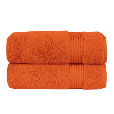 Elegant Comfort Premium Turkish Cotton 2 Pack Bath Towel Set - 27 X 54 Inch, Luxurious Hotel Spa Quality 100% Turkish Cotton 2PC Bath Towel Set - Highly Absorbent - Soft Bathroom Towel