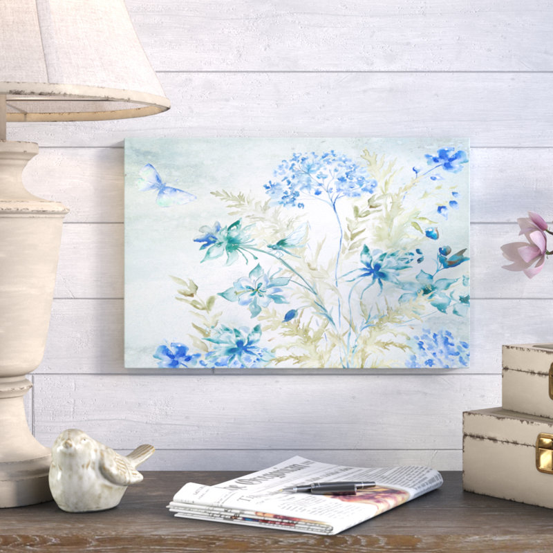 « wildflower & libellule iii », reproduction de photo sur toile tendue, H 12 po x l 12 po