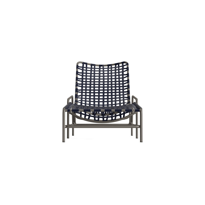 Kantan Outdoor Chaise Lounge, Marine/Mica