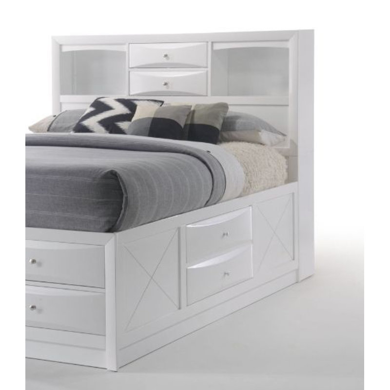 Ireland Headboard, White, Queen