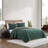 Eddie Bauer Solid Washed Green Reversible Quilt Set-105782800