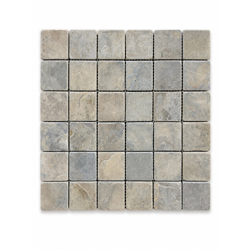 Mosaïque multicolore ardoise 2 x 2
