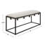 Banc rembourré Bridget
