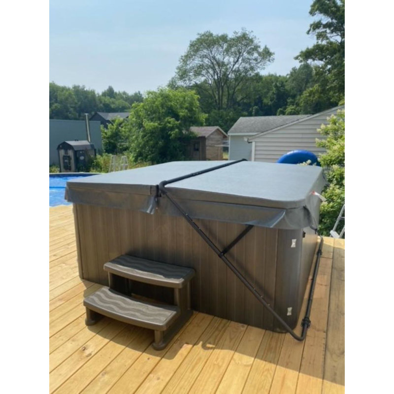 USA Spas Rectangle Hot Tub Cover in Gray