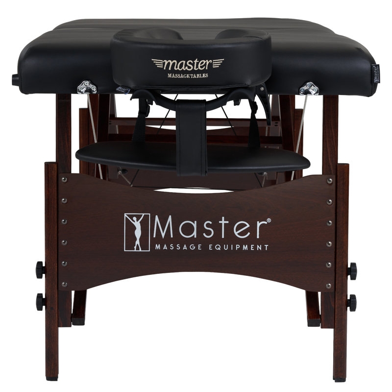 Table de massage portative 31 "Montclair ThermaTop de Red Barrel Studio® - noir