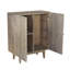 Leda Solid Wood 2 - Door Rectangle Accent Cabinet