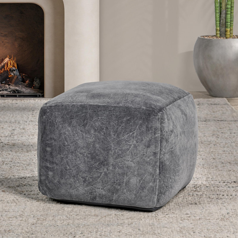Pouf rembourré Heirloom, Gris