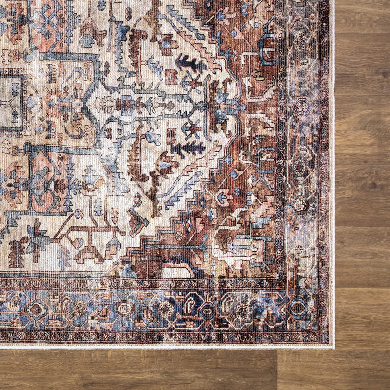Porchia Oriental Indoor Rug, Rectangle 4' x 6'