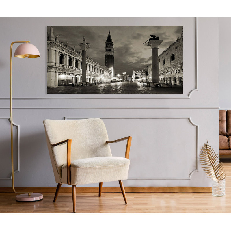 Piazza San Marco, Venice by Vadim Ratsenskiy - No Frame Print on Canvas, 35cm H x 70cm W x 4cm D