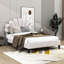 Lit plateforme tapissier en bois avec tête de lit Mireia-391116164-391116166