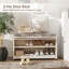 6 Pair Shoe Storage Bench-1078772902