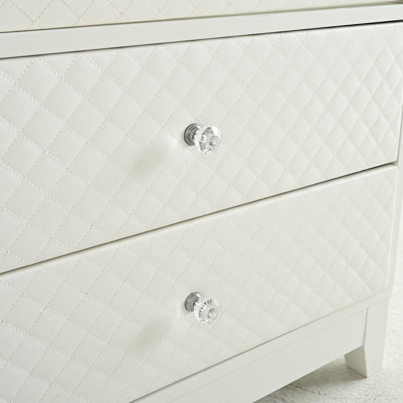 Armoire à vin 71 po autoportante avec vue panoramique 180 po, portes rembourrées, 2 tiroirs de rangement, porte vitrée, tablettes réglables, plafond à DEL 5 couleurs pour la configuration de la salle à manger - éléments blancs, vue