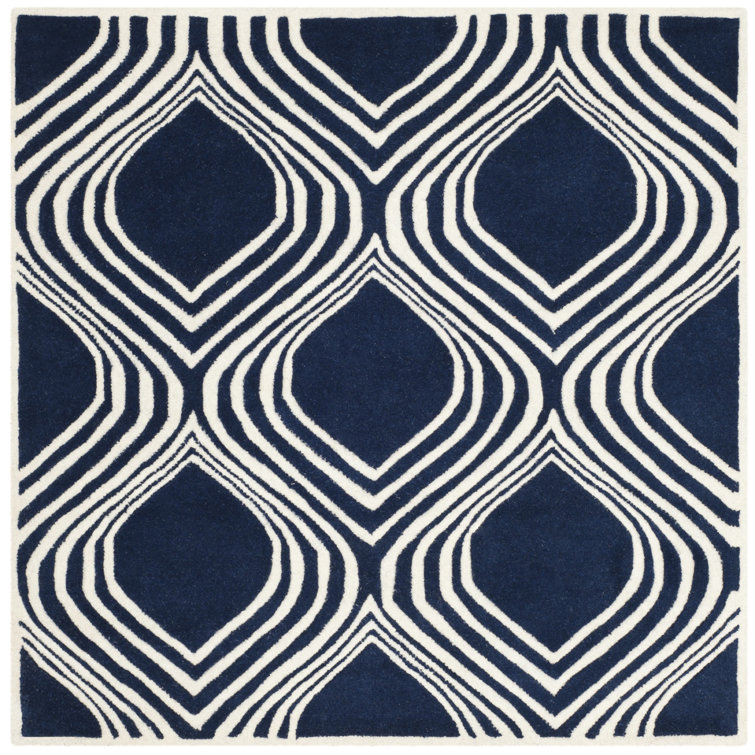 Oglesbee Hand Tufted Wool Abstract Rug