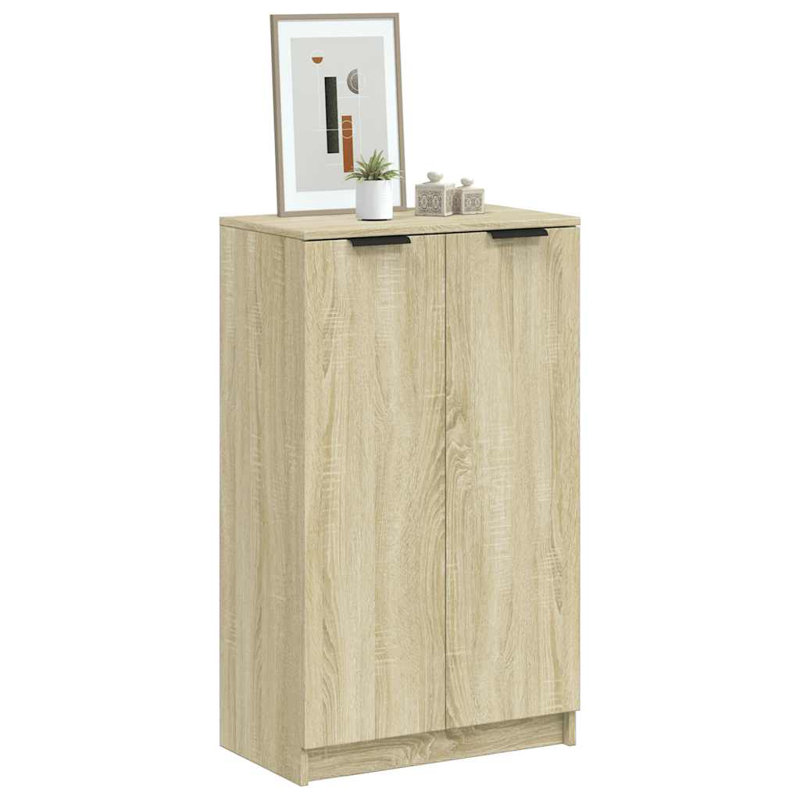 vidaXL Shoe Cabinet Shoe Storage Cabinet for Entryway Hallway Engineered Wood, Sonoma Oak