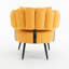 Fauteuil d'appoint moderne à petit espace