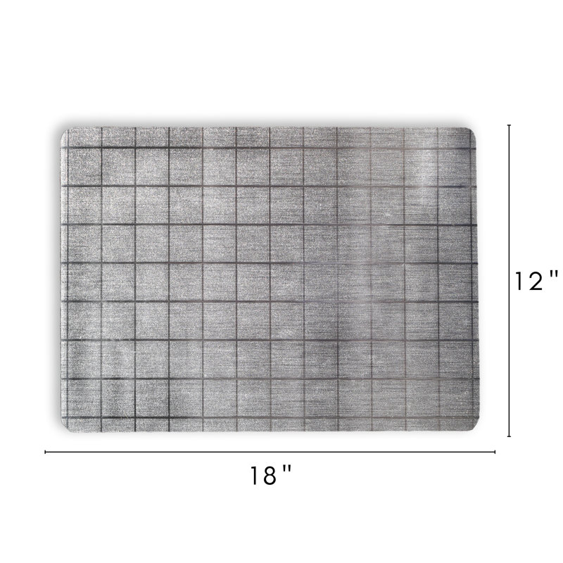 Ensemble de napperons 6 pièces Bindi Modish, Argent