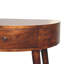 Console en bois massif 27,5591 po