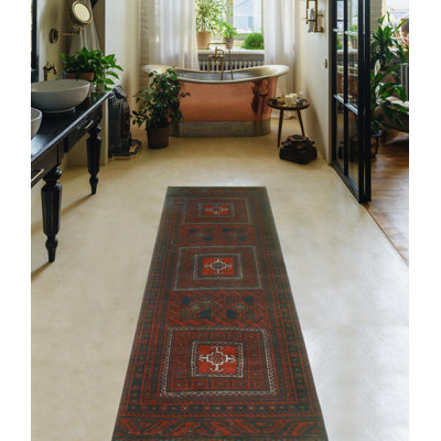 Amiee One-of-a-Kind 2'7" X 8'11" 1980s Runner Wool Area Rug